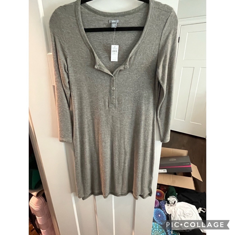 NWT American Eagle long sleeve t-shirt dress size s